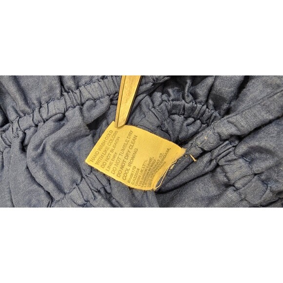 Forever That Girl Anthropologie Blouse Western Boho Cropped Long Sleeve Womens M - Picture 11 of 16